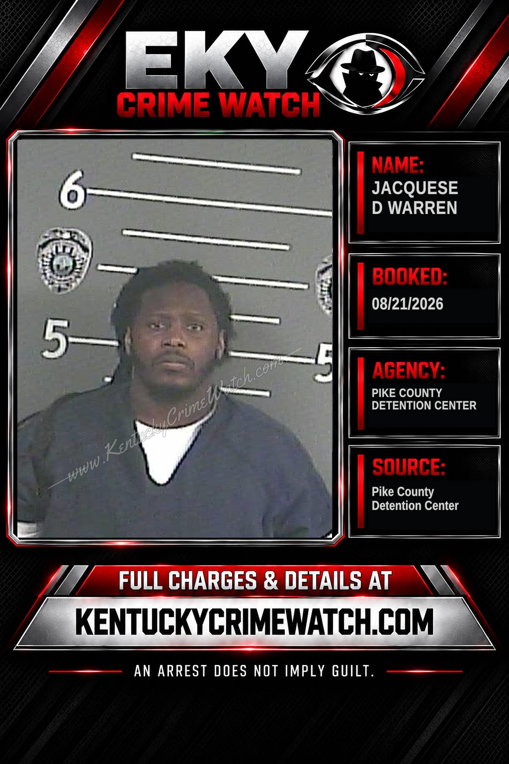 JACQUESE D WARREN booking image