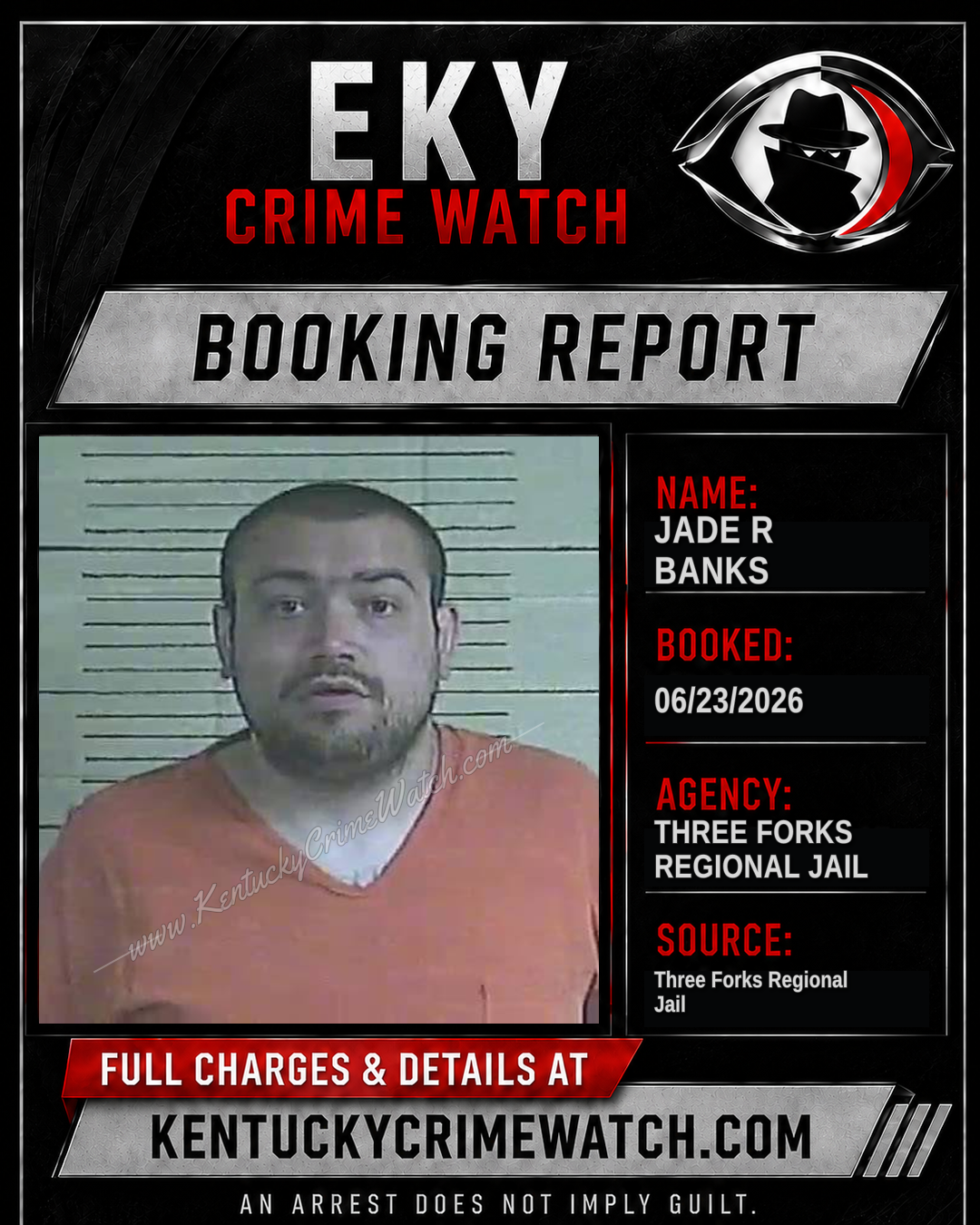 Jade R Banks booking image