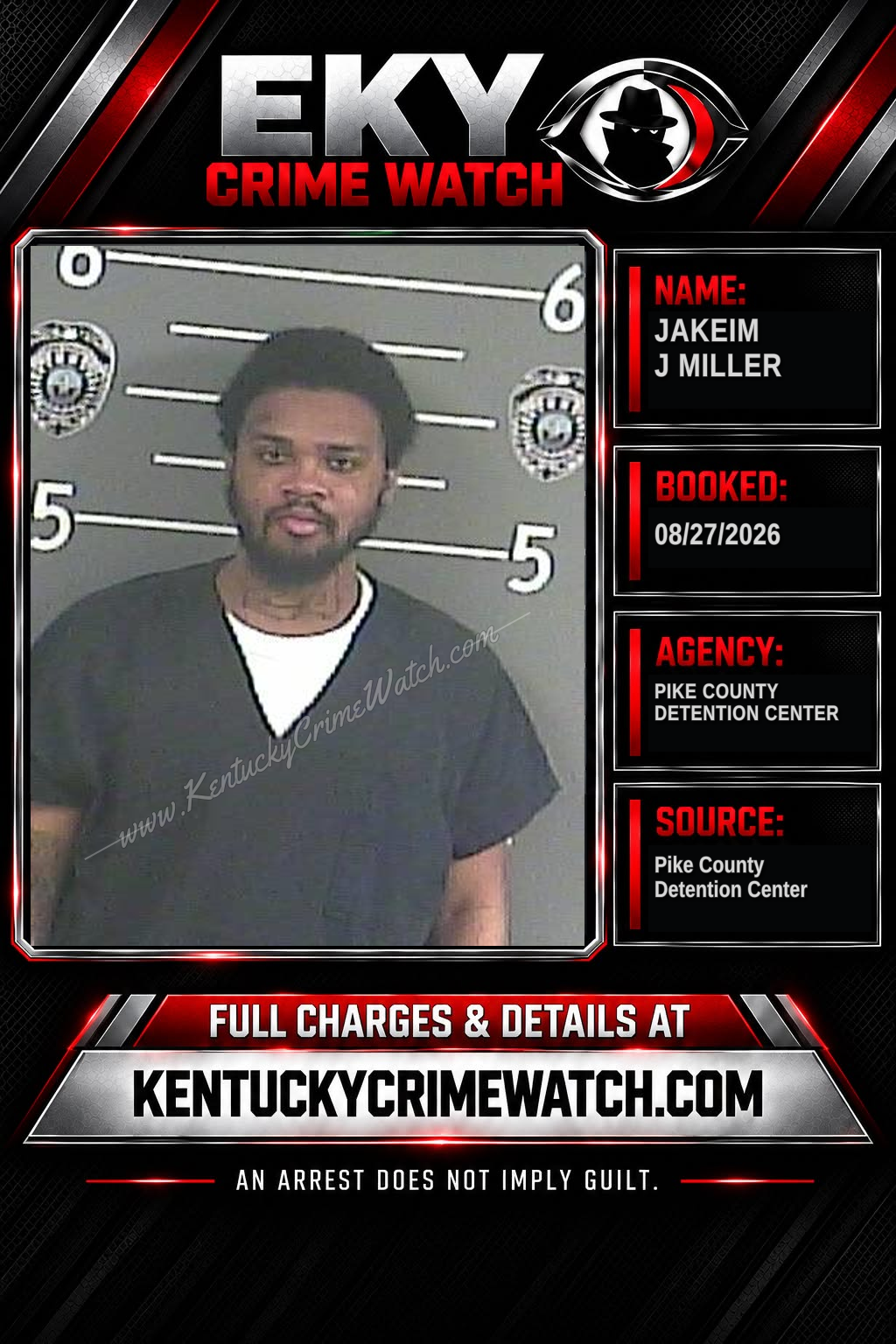 JAKEIM J MILLER booking image