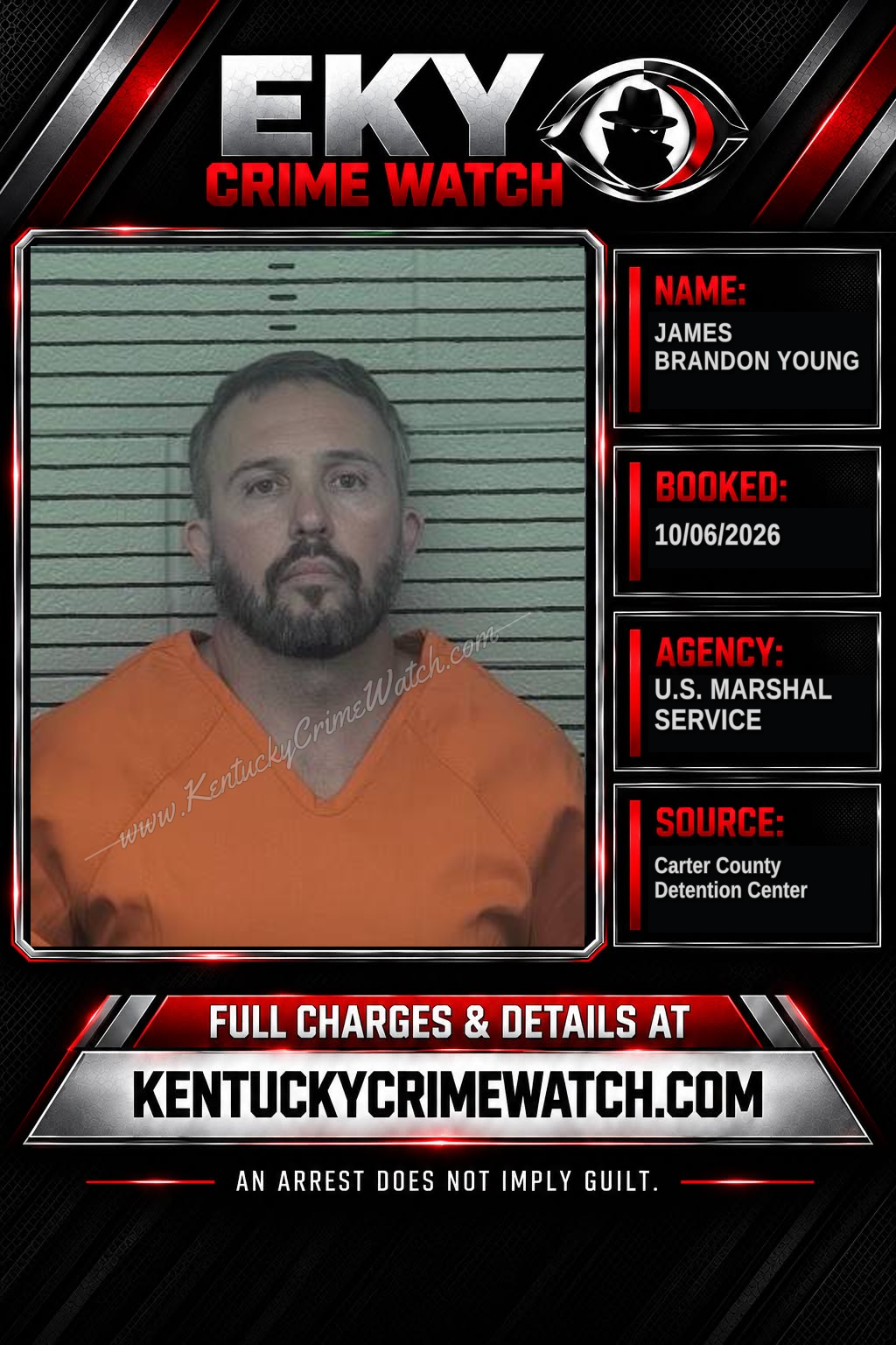 JAMES BRANDON YOUNG booking image