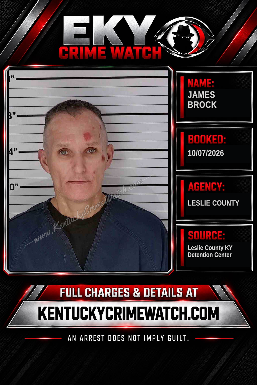 JAMES BROCK booking image