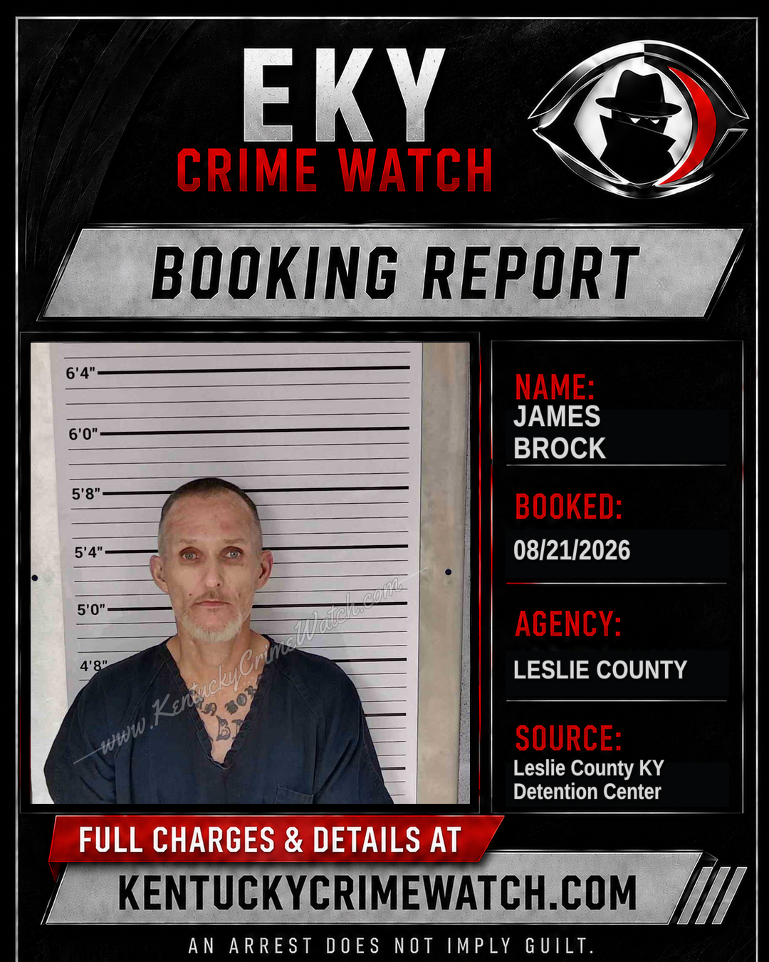 JAMES BROCK booking image