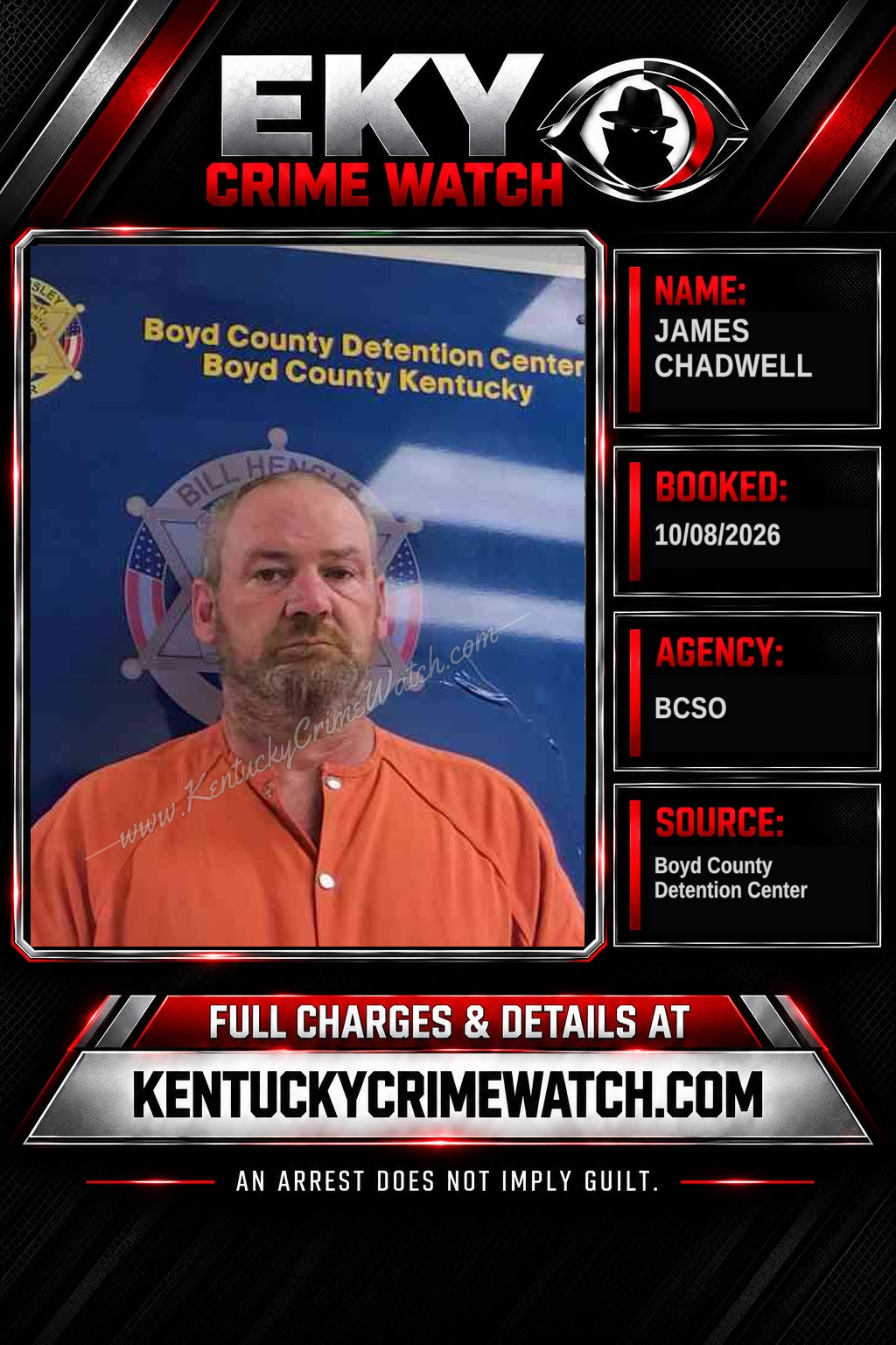 JAMES CHADWELL booking image
