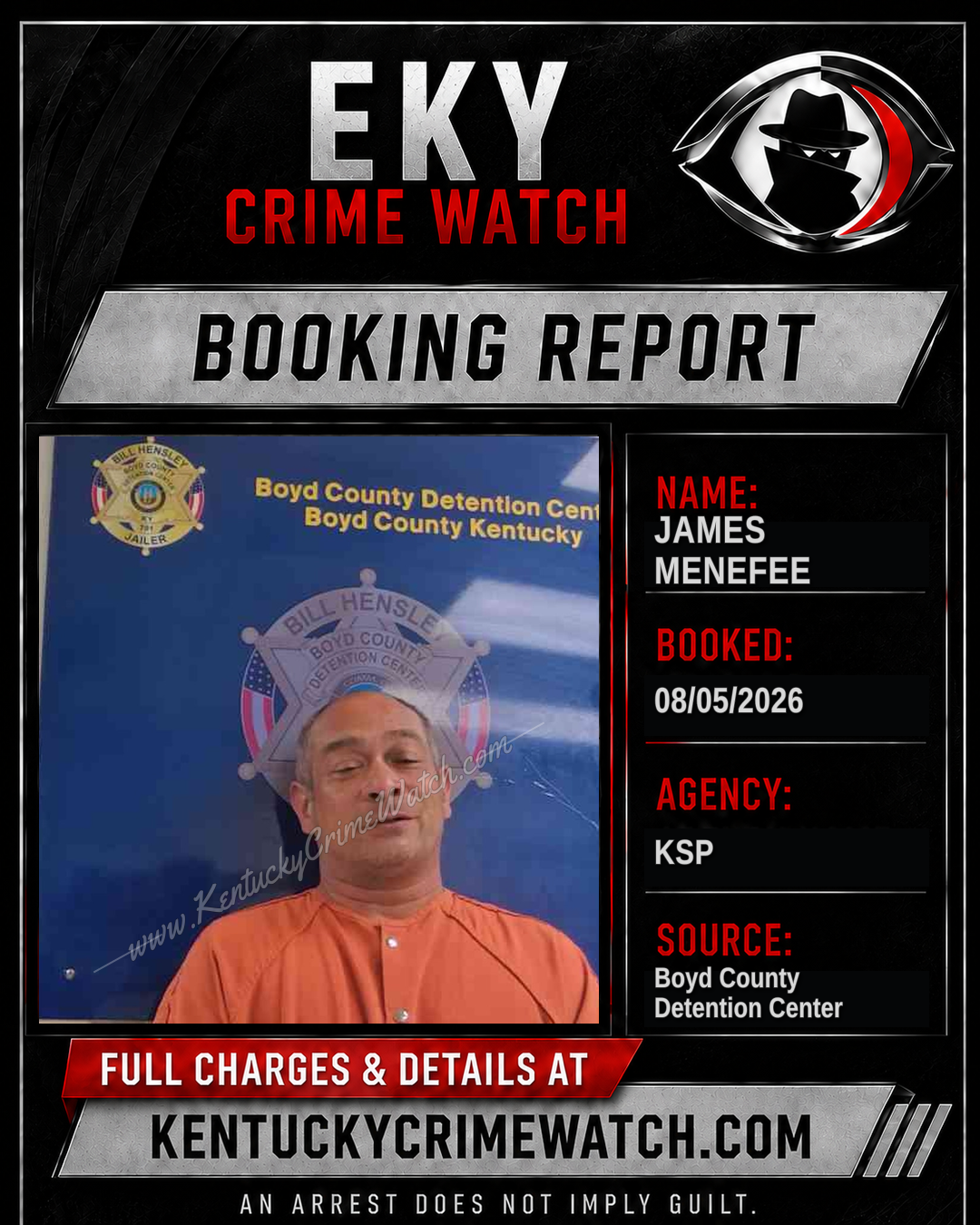 JAMES MENEFEE booking image
