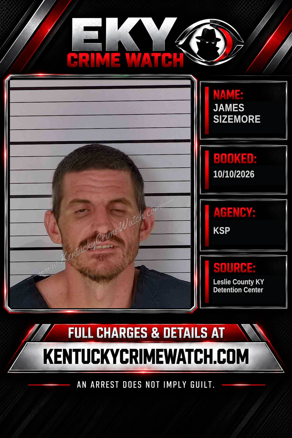 JAMES SIZEMORE booking image