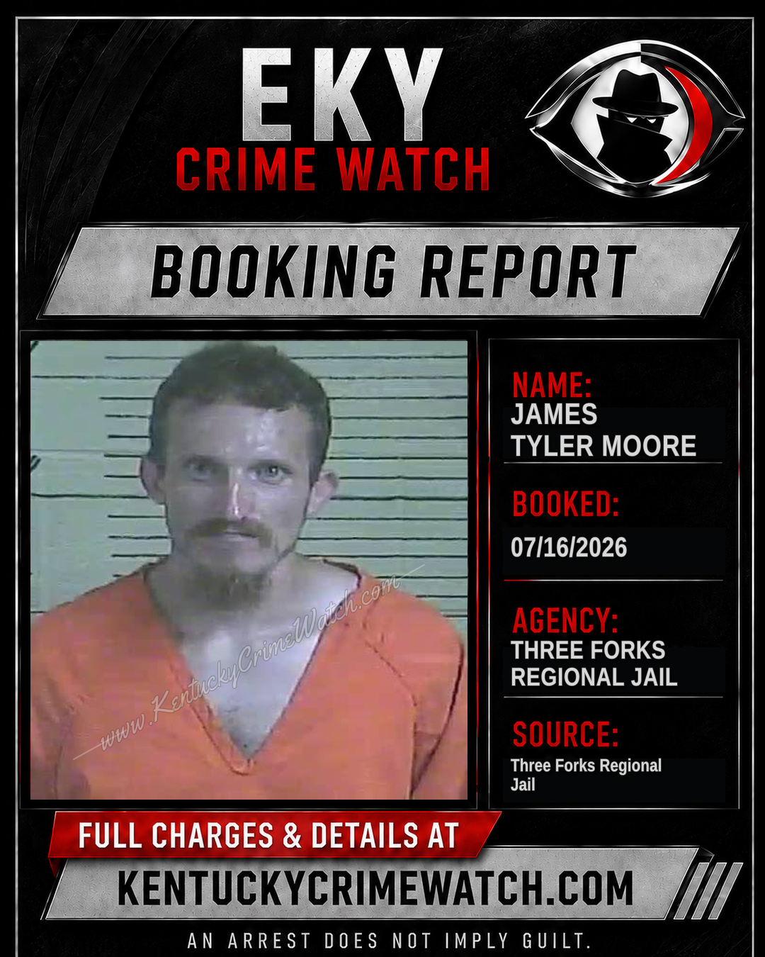 James Tyler Moore booking image