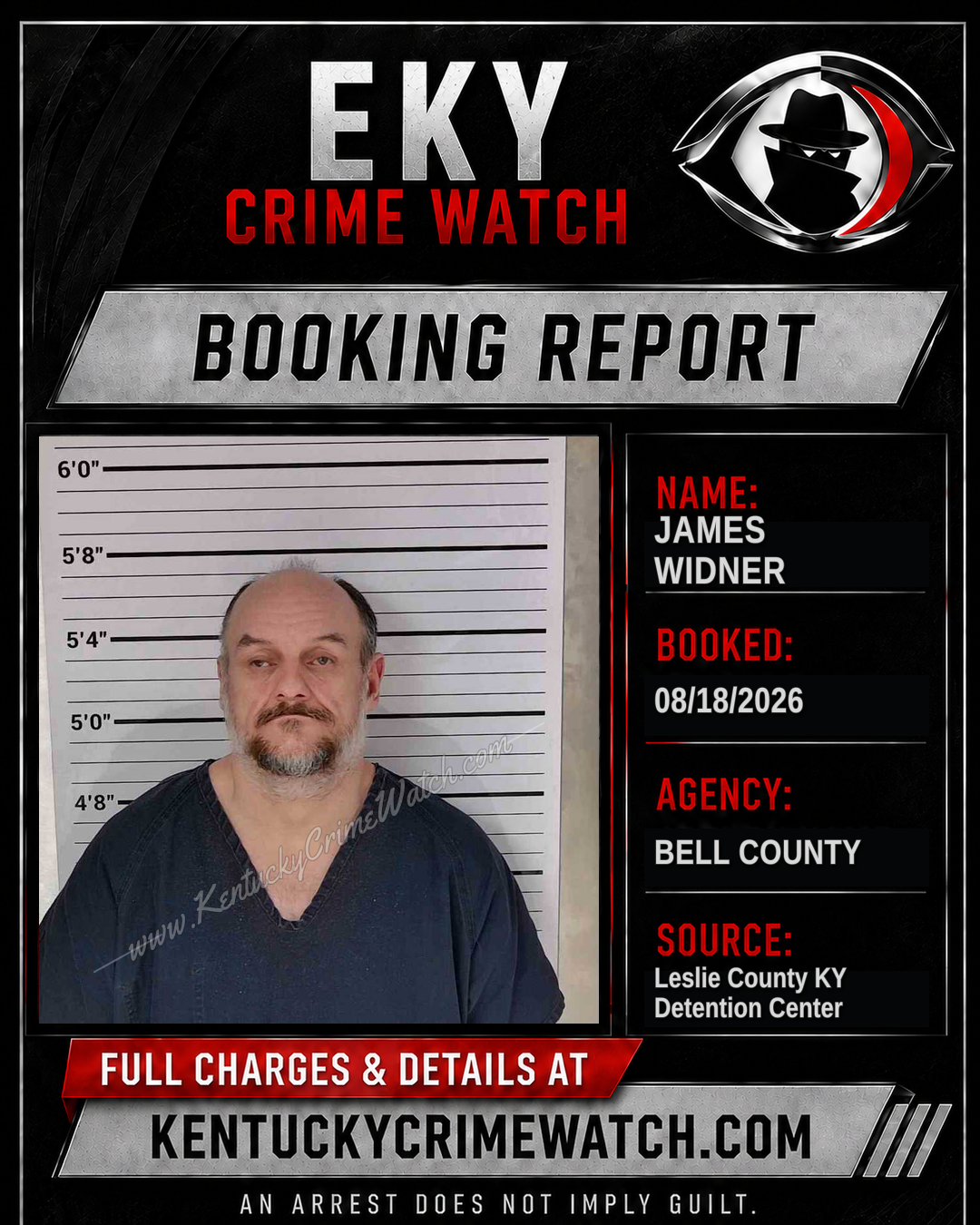 JAMES WIDNER booking image