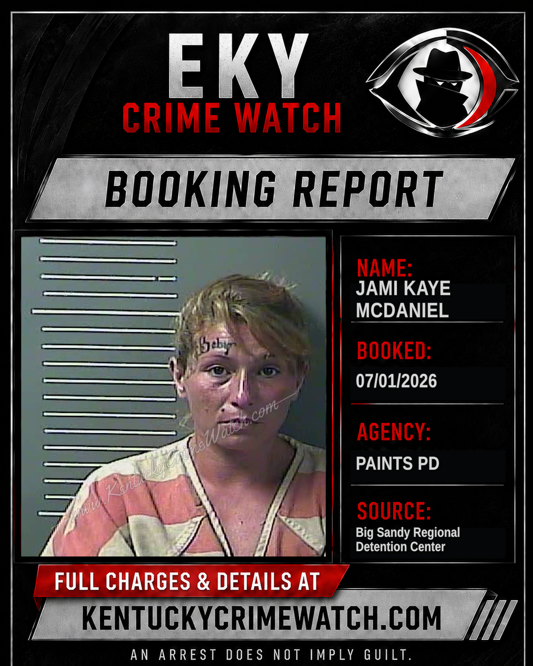 JAMI KAYE MCDANIEL booking image