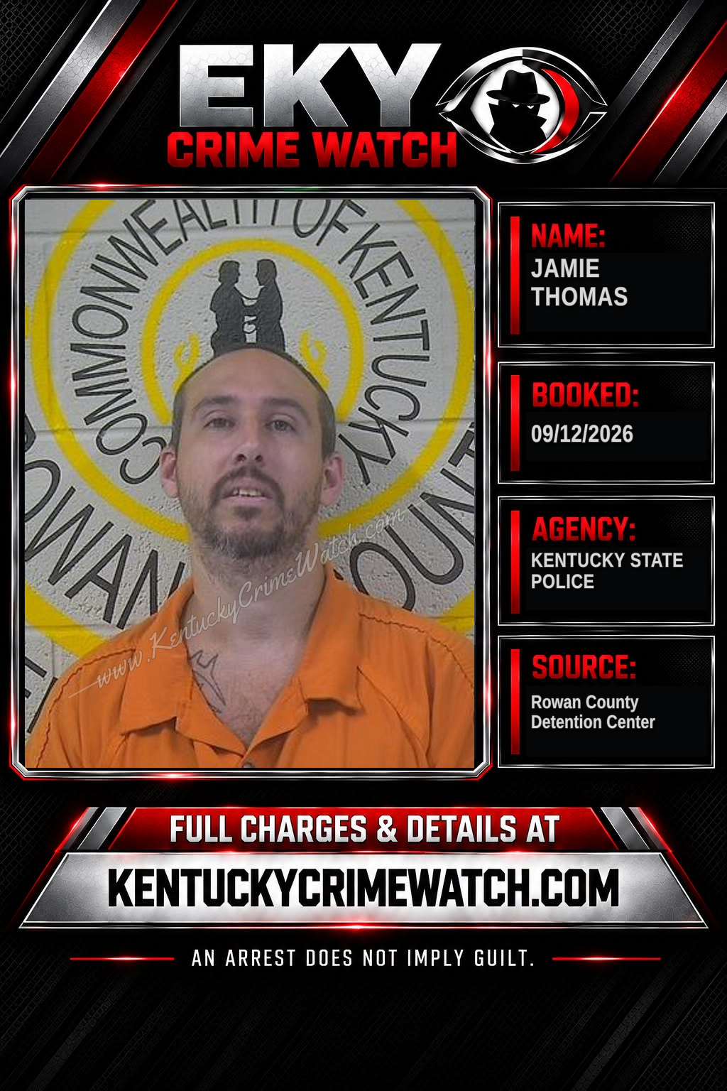 JAMIE THOMAS booking image