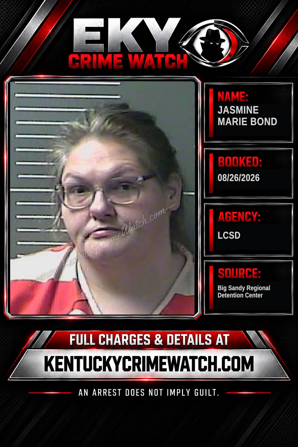 JASMINE MARIE BOND booking image