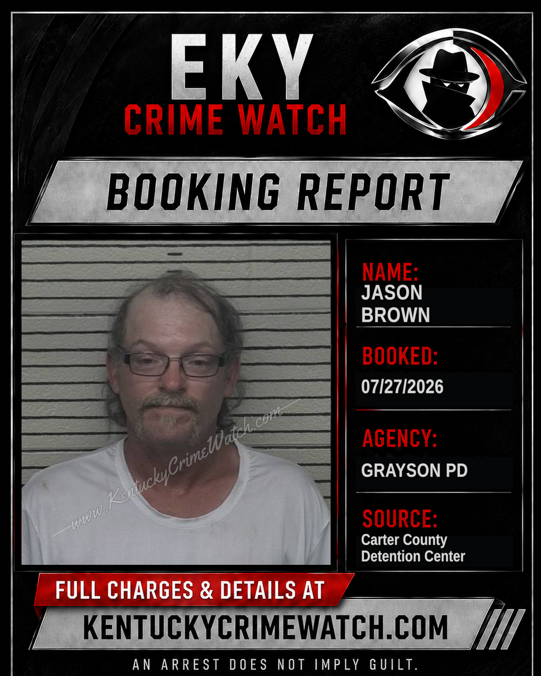 JASON BROWN booking image