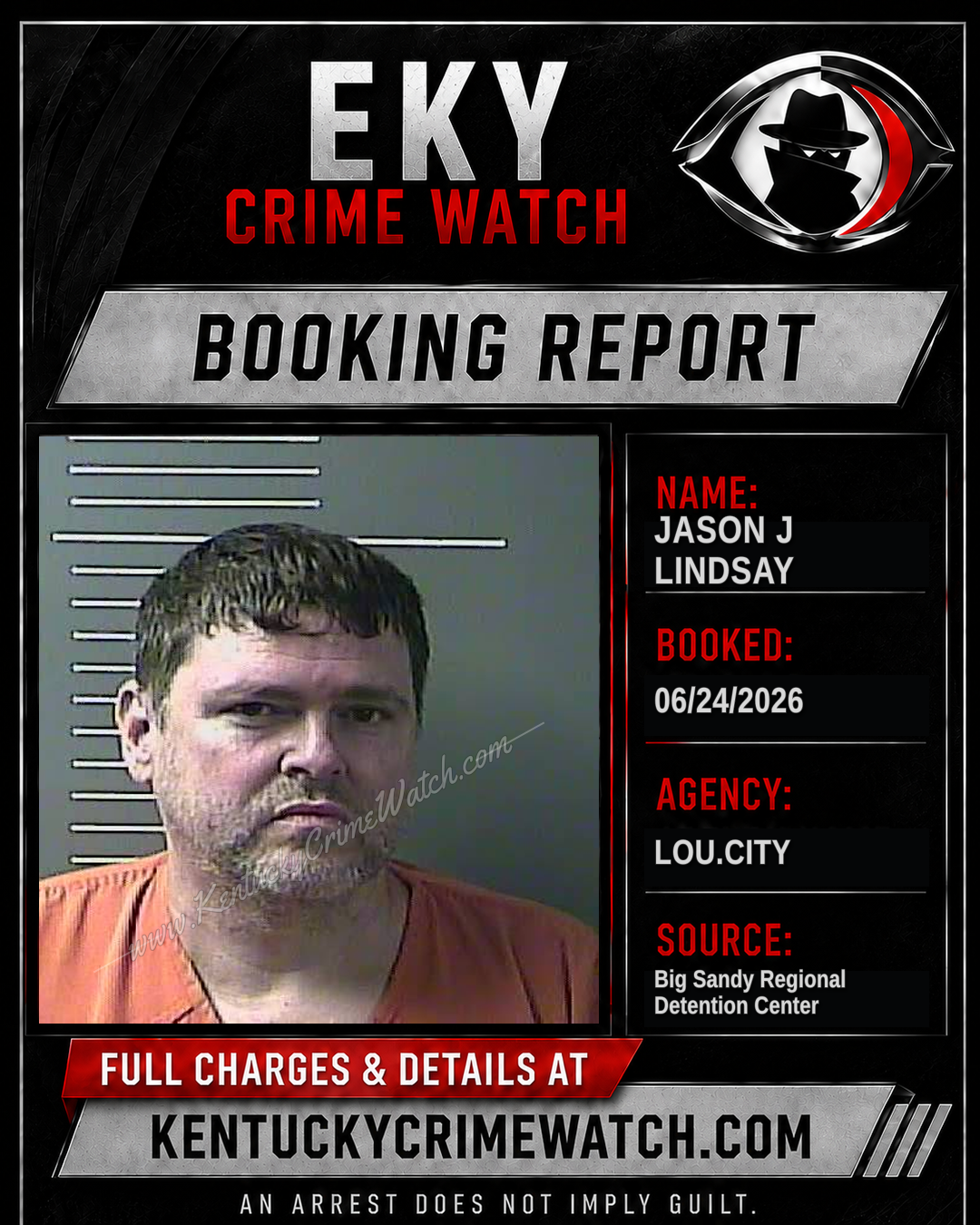 JASON J LINDSAY booking image