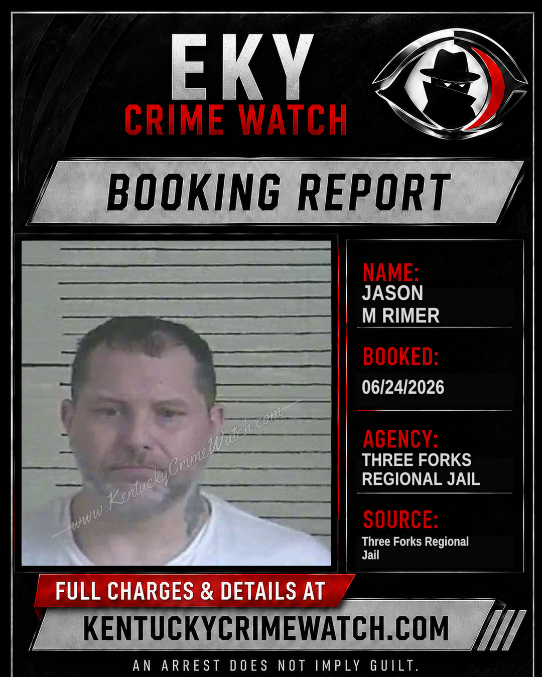 Jason M Rimer booking image