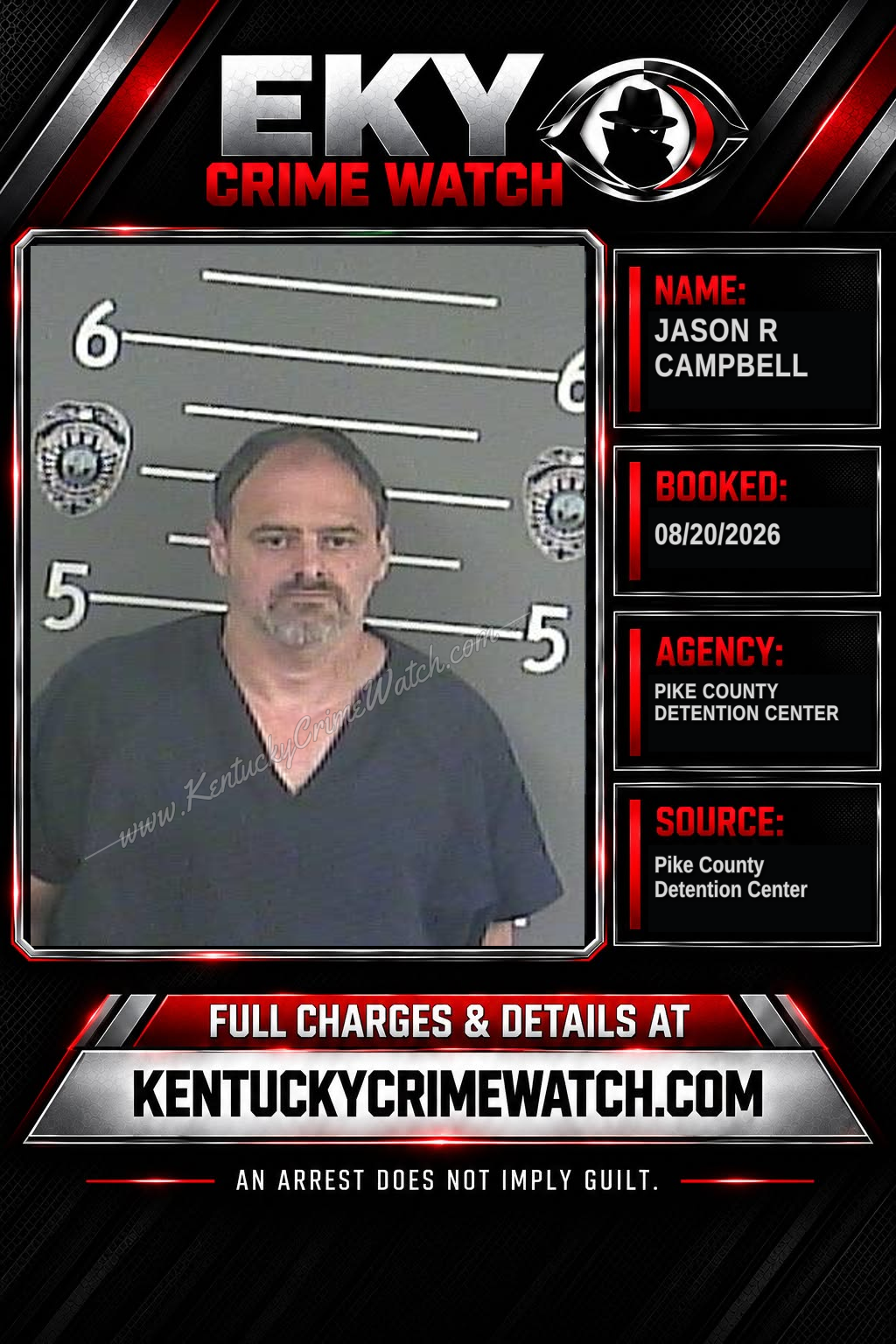 JASON R CAMPBELL booking image