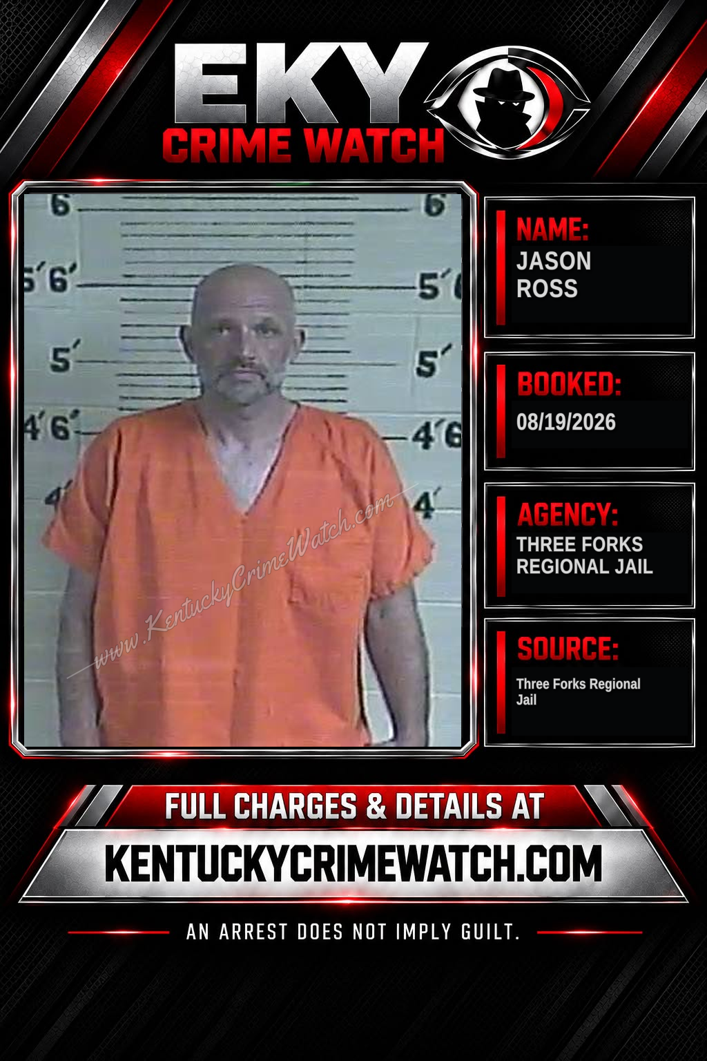 Jason Ross booking image