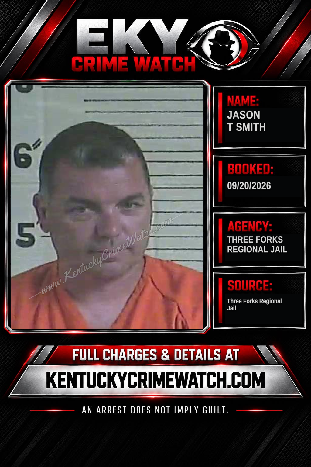 Jason T Smith booking image