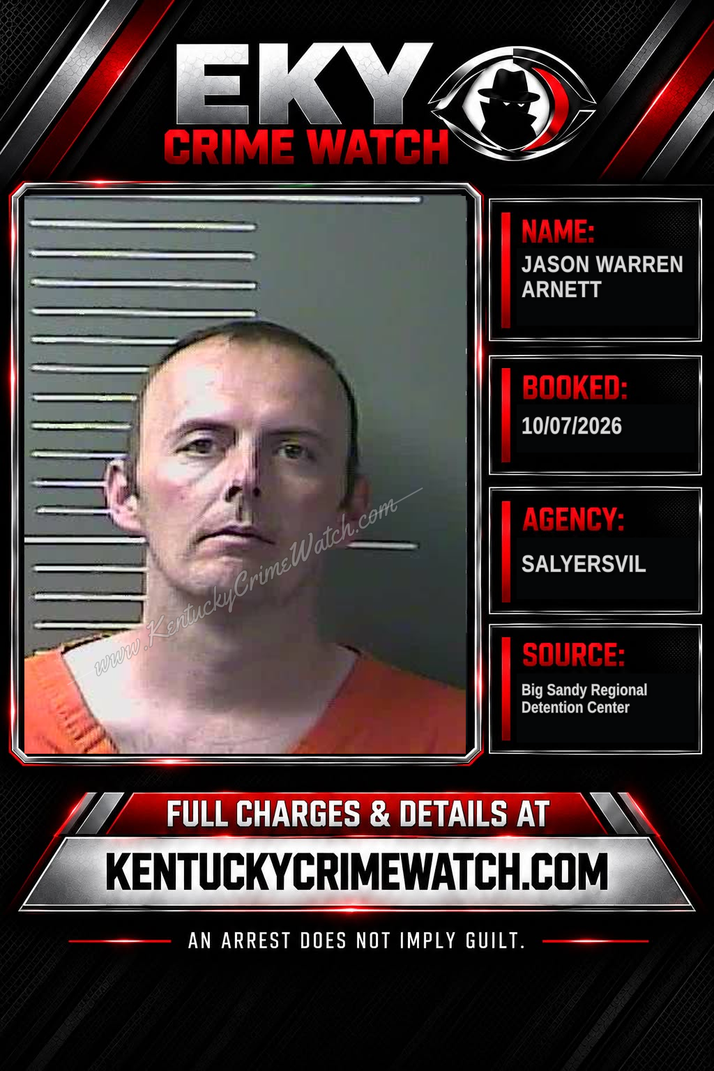 JASON WARREN ARNETT booking image