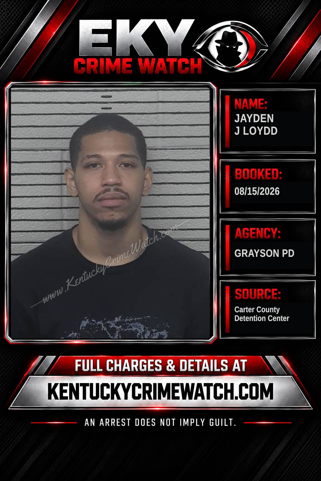 JAYDEN J LOYDD booking image
