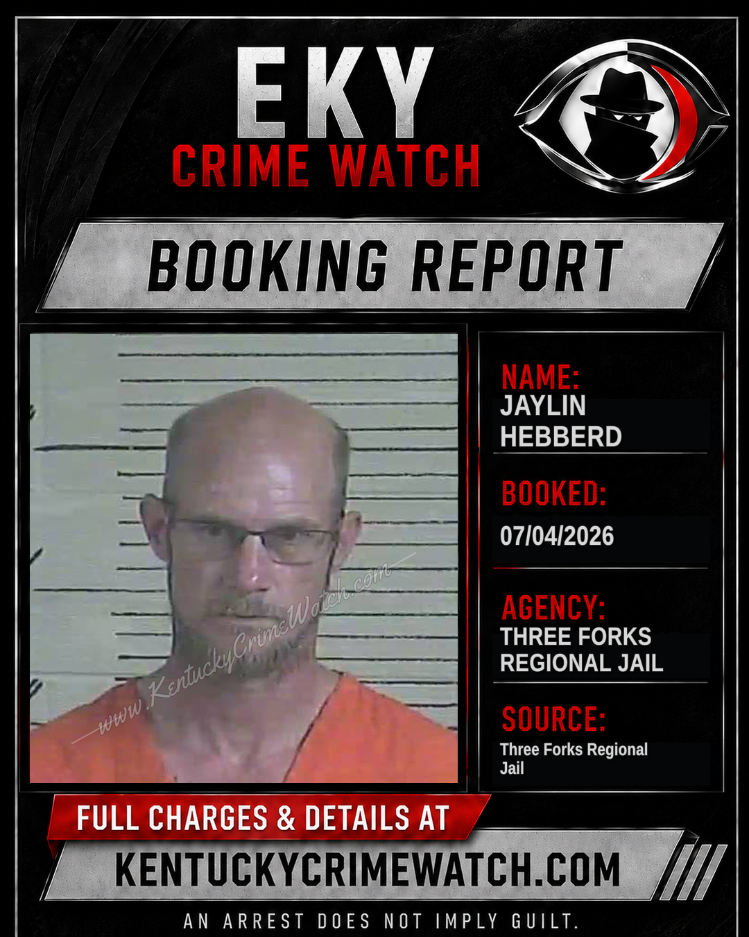 Jaylin Hebberd booking image