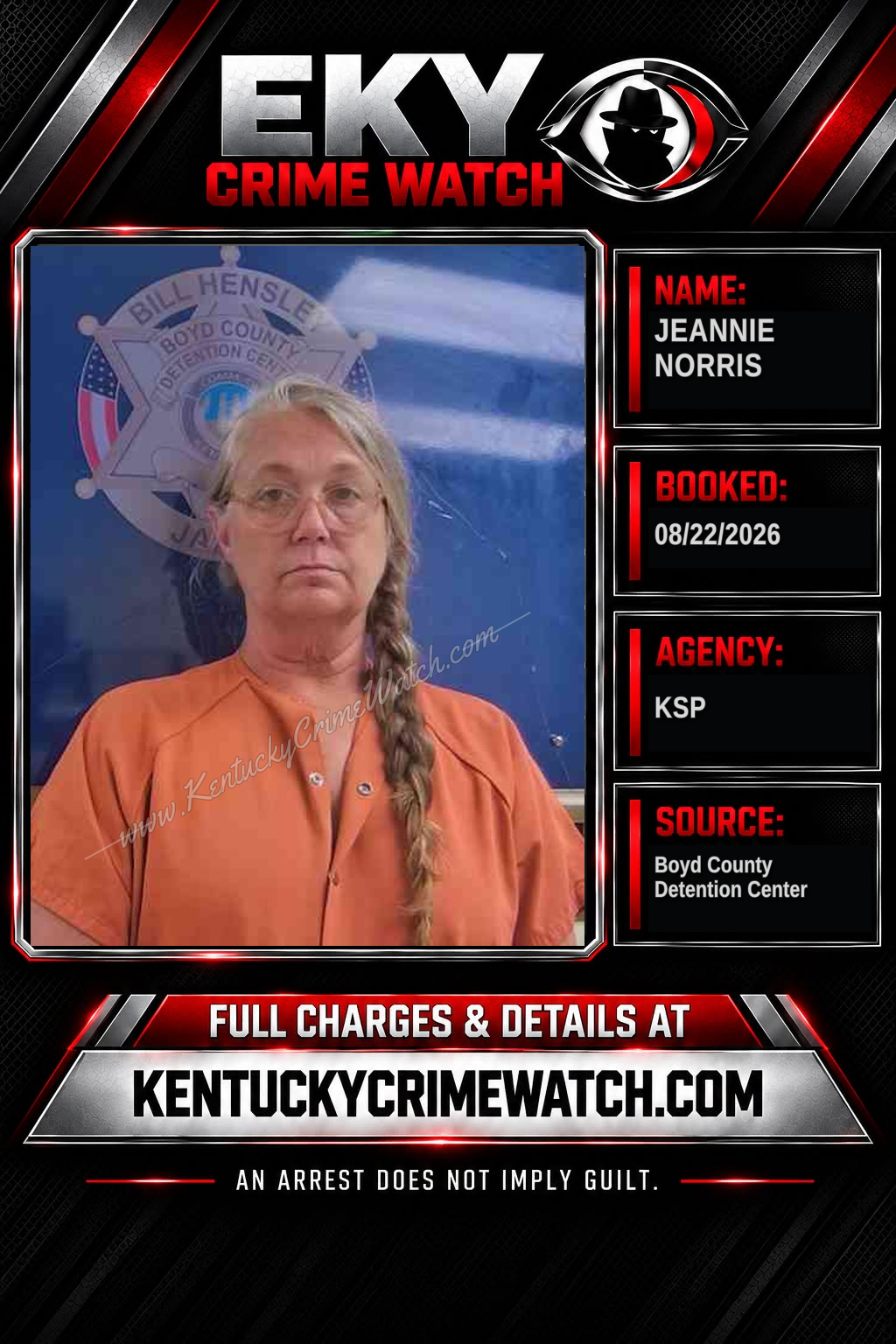 JEANNIE NORRIS booking image