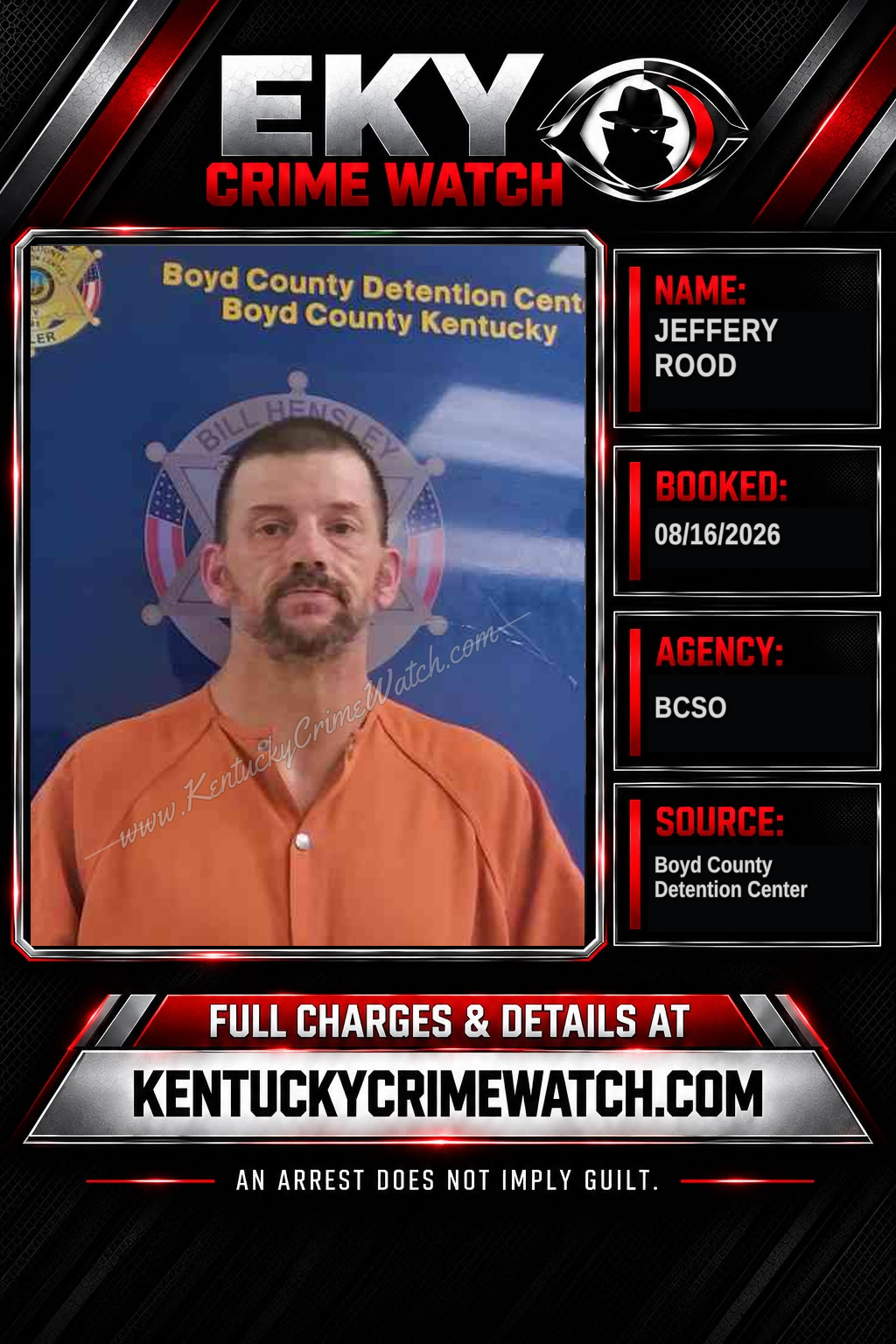 JEFFERY ROOD booking image
