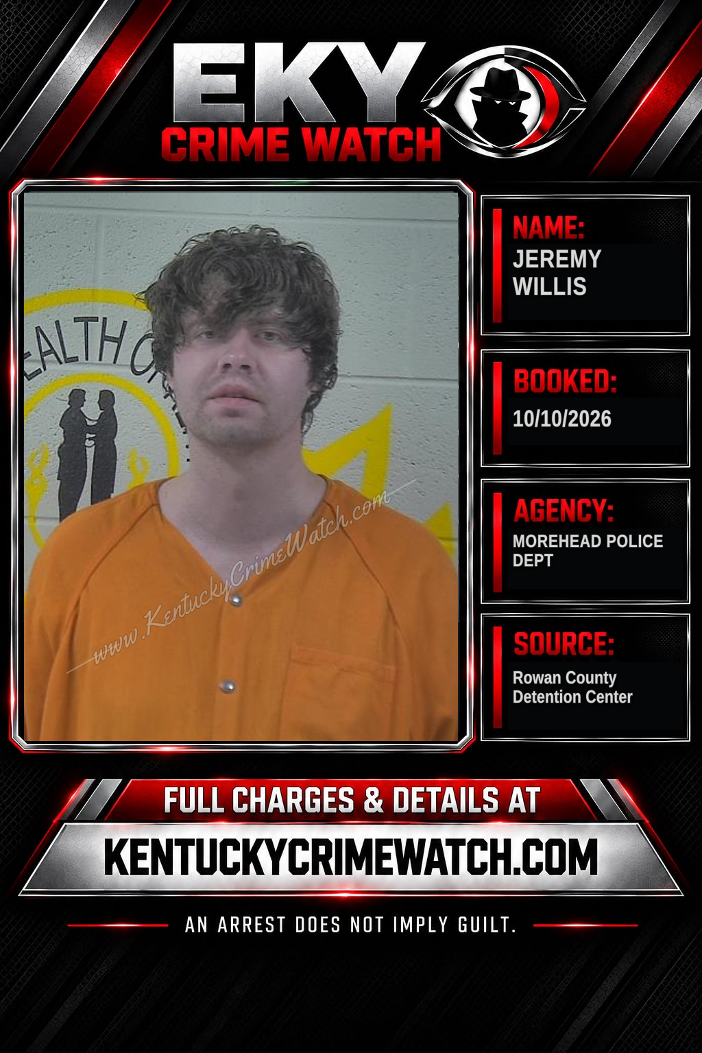 JEREMY WILLIS booking image