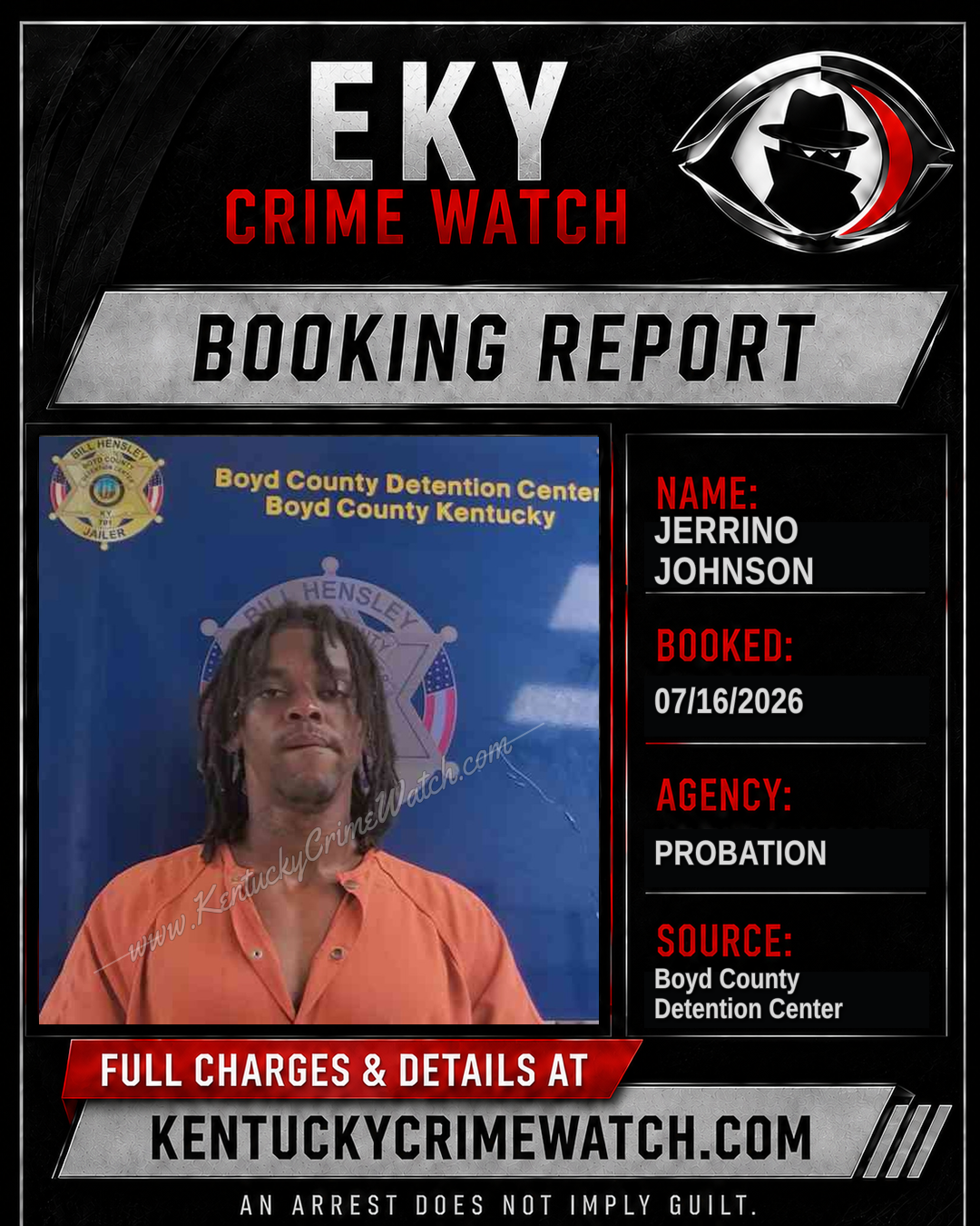 JERRINO JOHNSON booking image