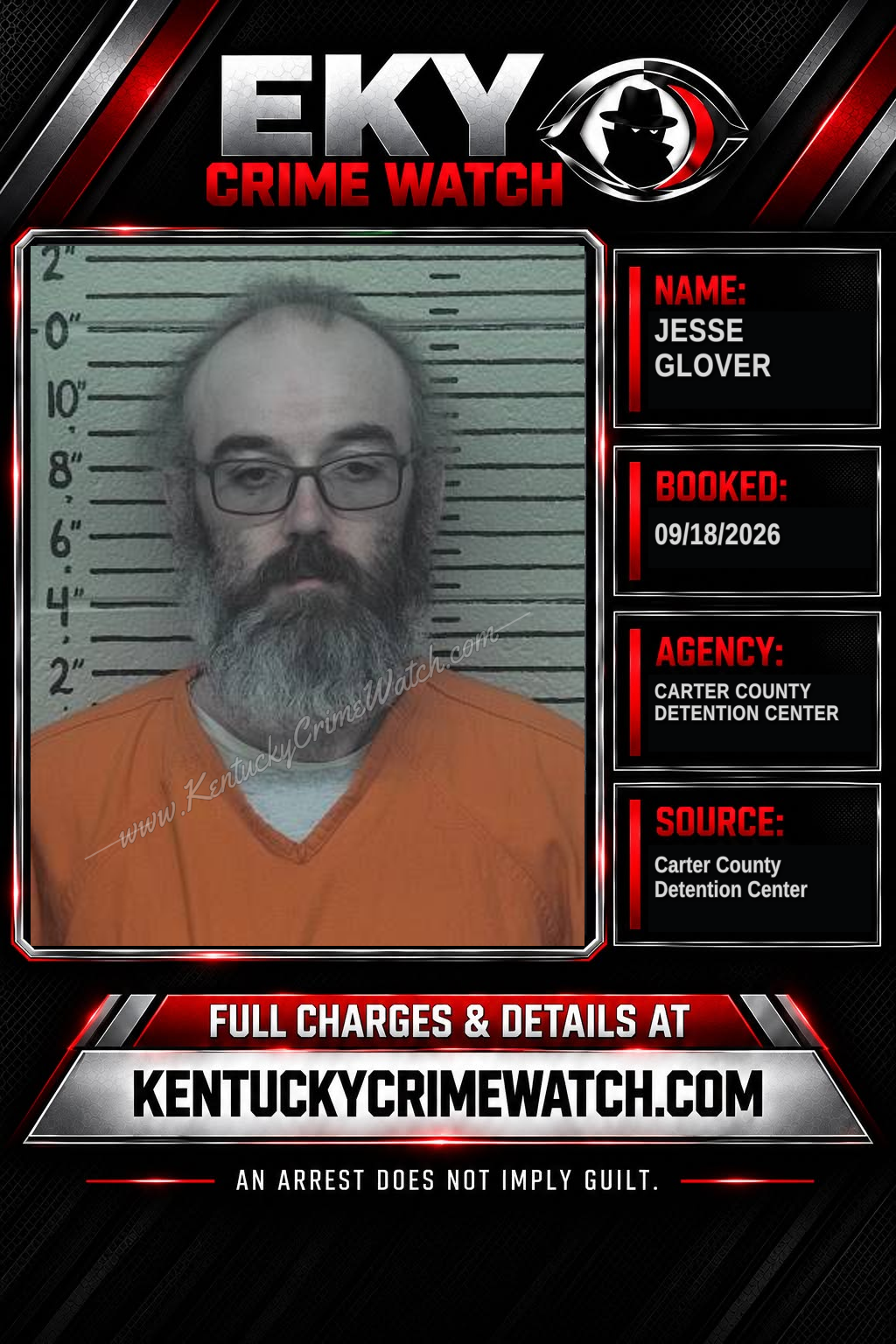 JESSE GLOVER booking image
