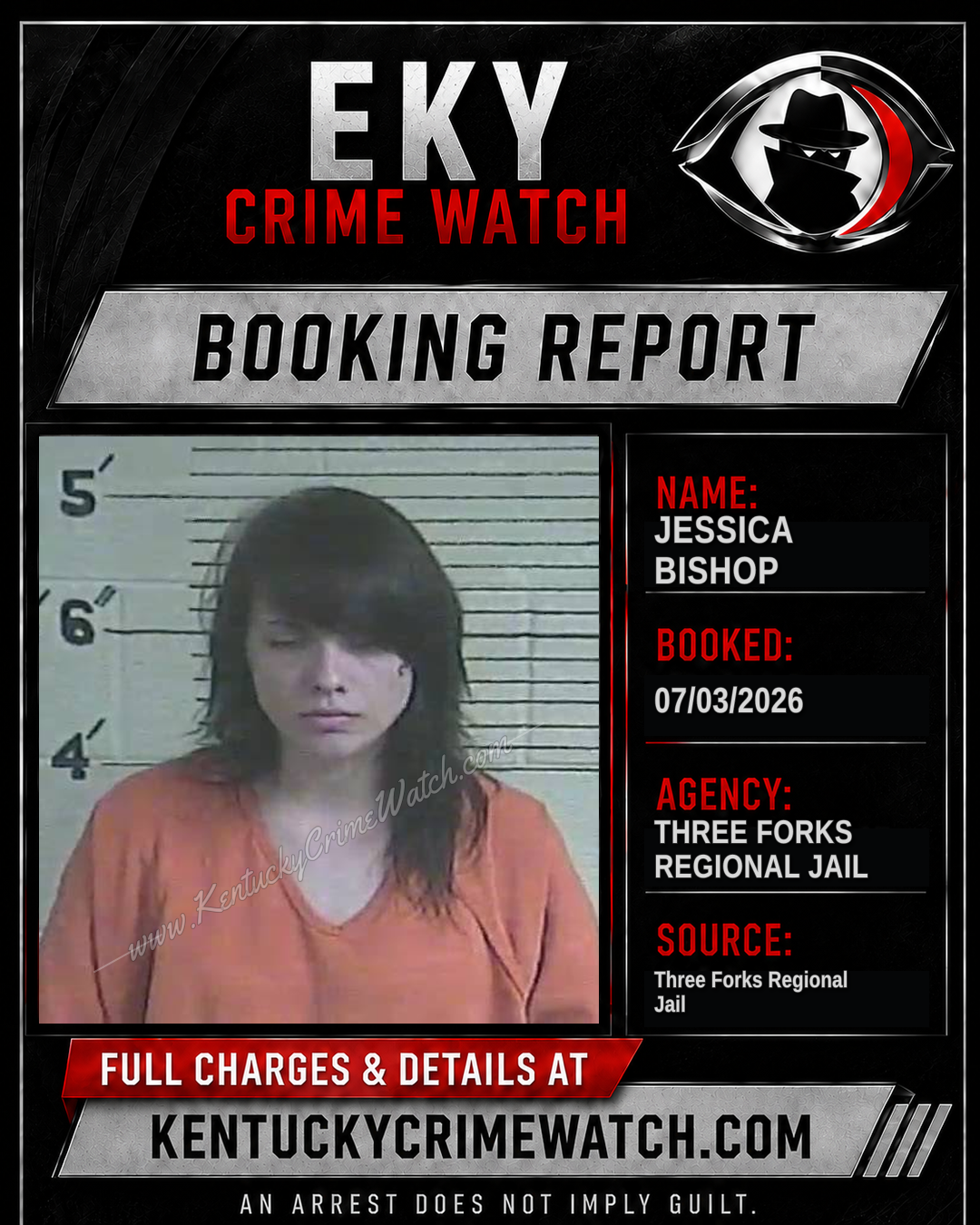 Jessica Bishop booking image