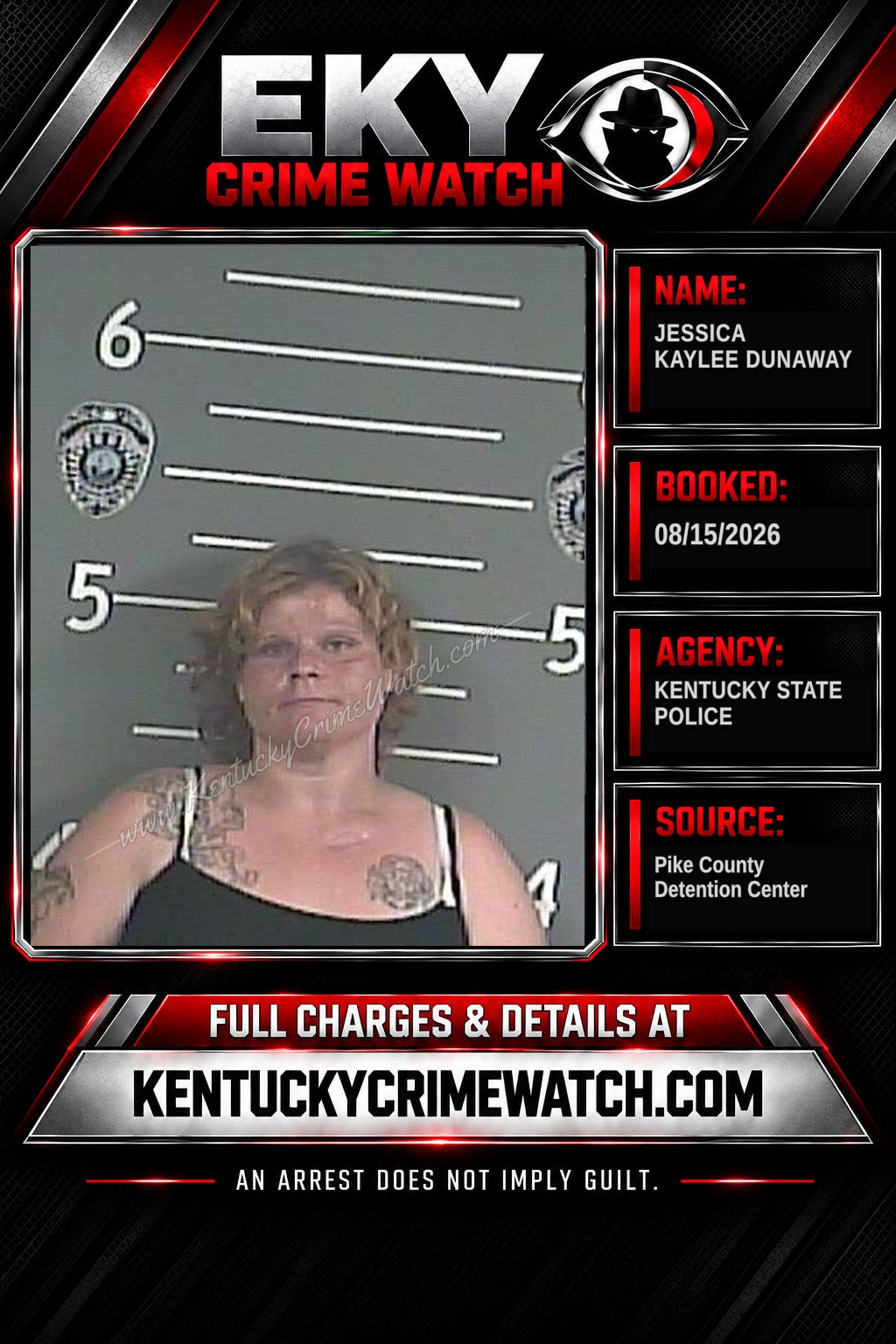 JESSICA KAYLEE DUNAWAY booking image