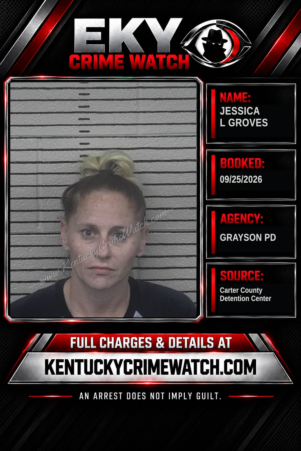 JESSICA L GROVES booking image