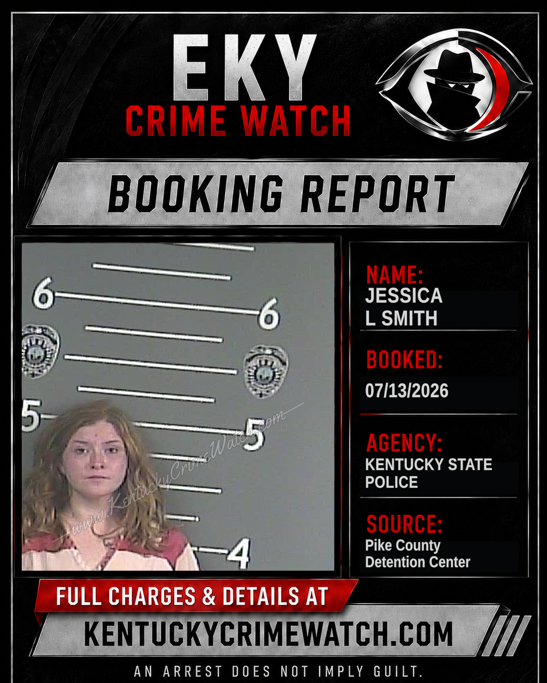 JESSICA L SMITH booking image