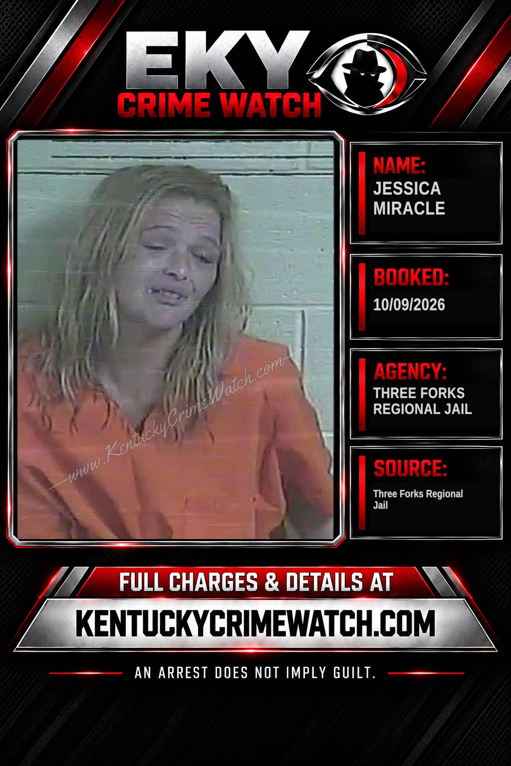 Jessica Miracle booking image