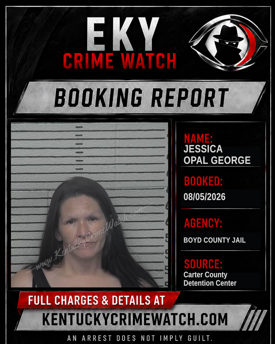 JESSICA OPAL GEORGE booking image