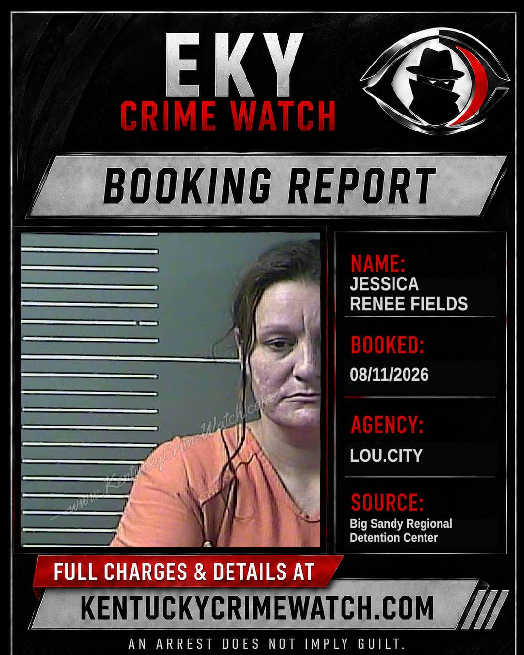 JESSICA RENEE FIELDS booking image