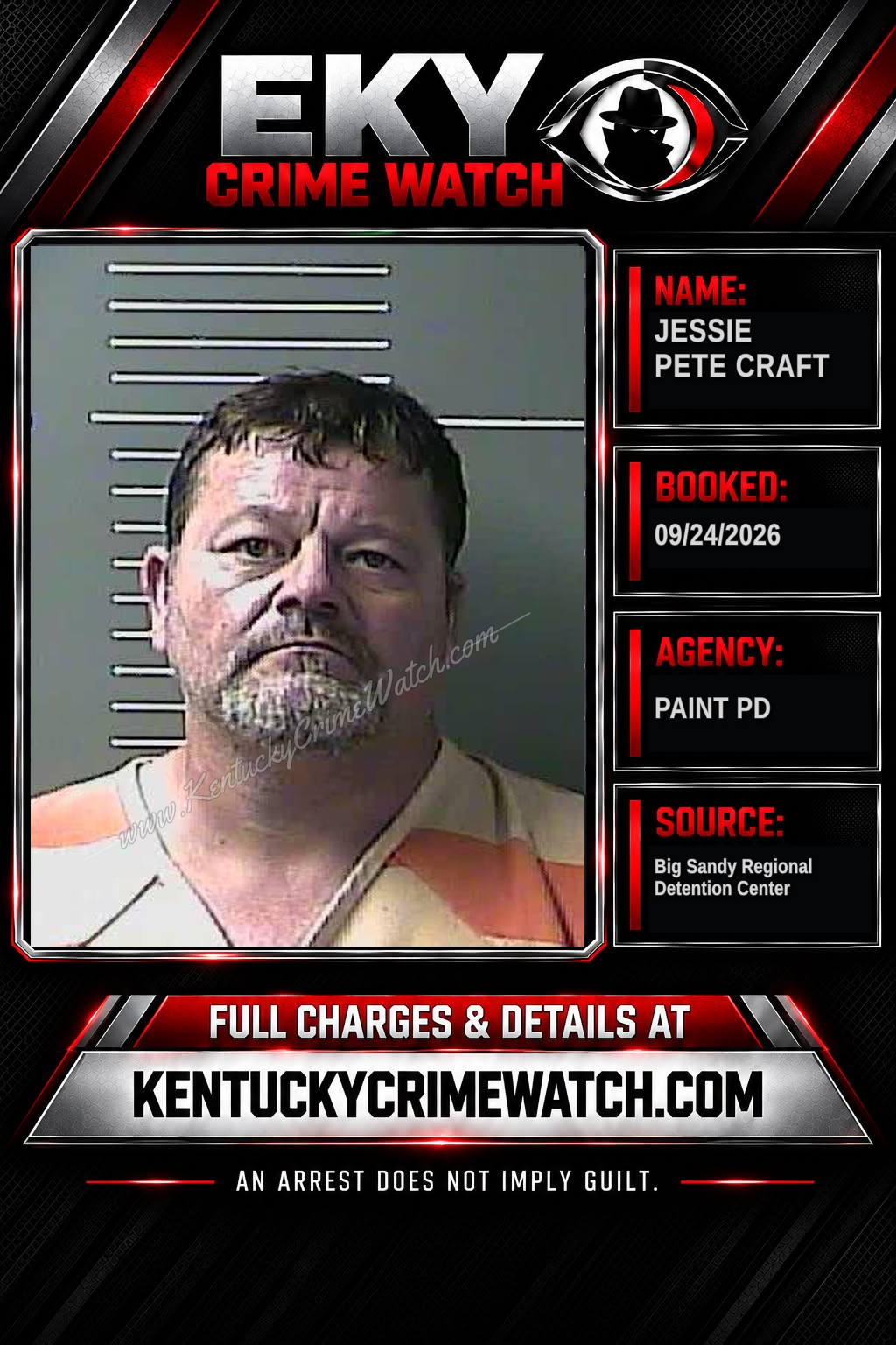 JESSIE Pete CRAFT booking image
