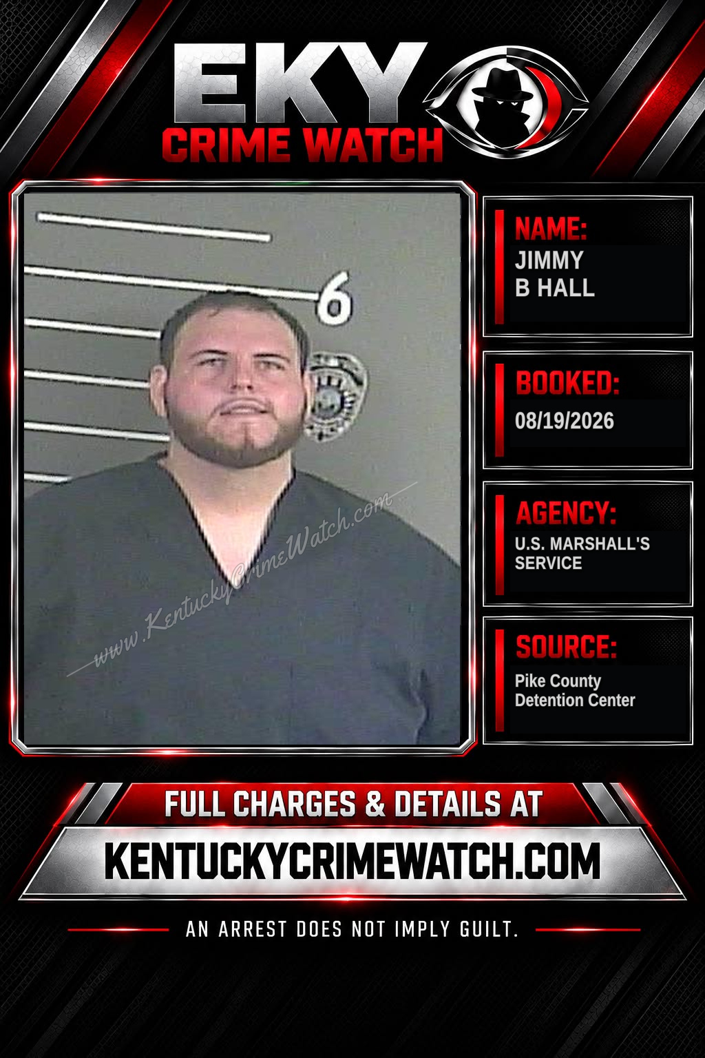 JIMMY B HALL booking image