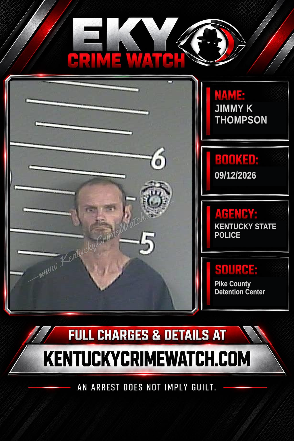 JIMMY K THOMPSON booking image