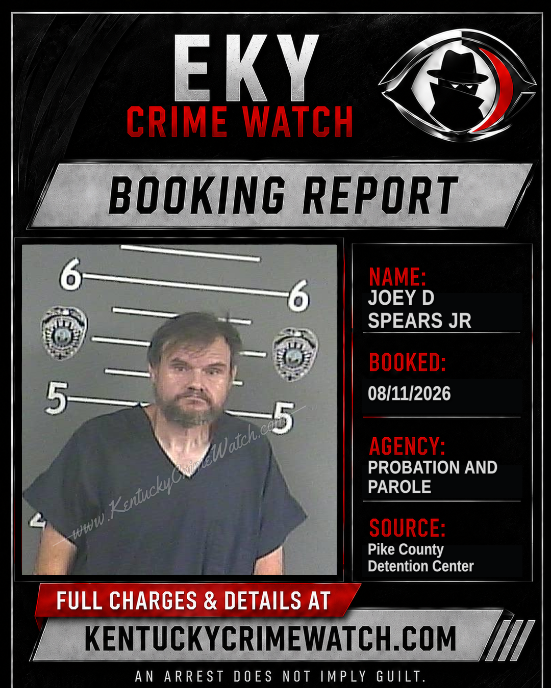 JOEY D SPEARS JR booking image