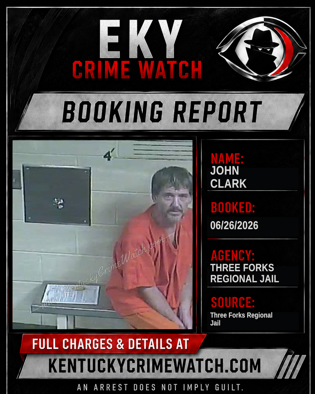 John Clark booking image