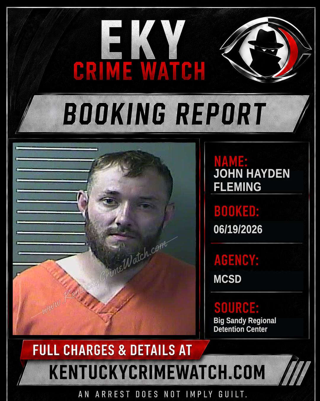 JOHN HAYDEN FLEMING booking image