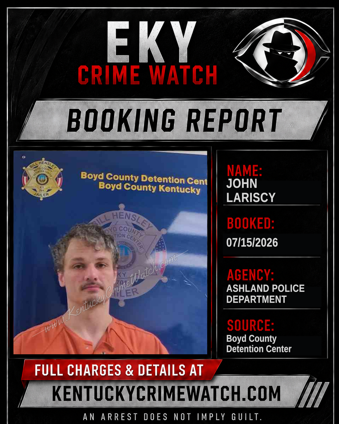 JOHN LARISCY booking image