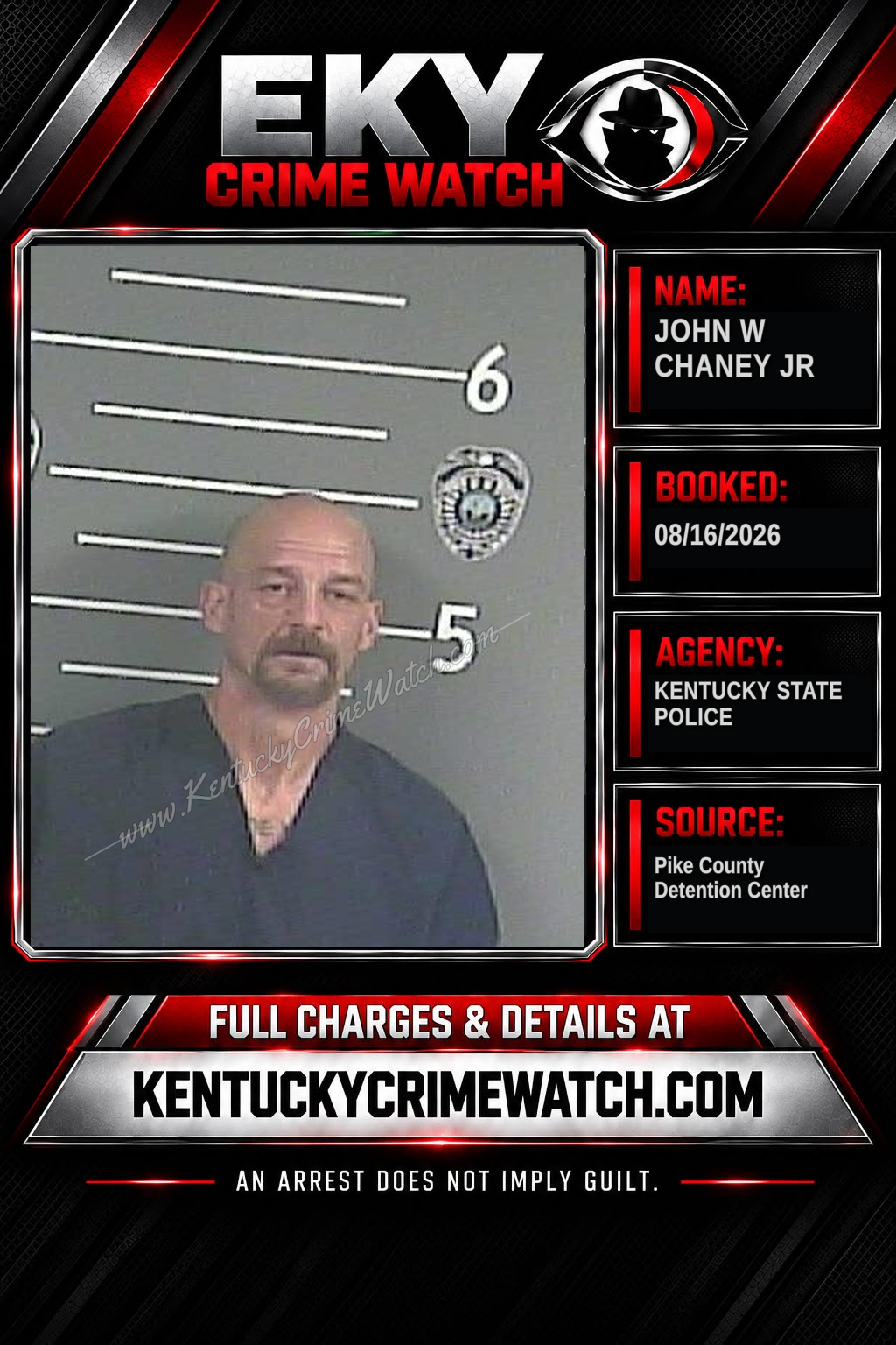 JOHN W CHANEY JR booking image