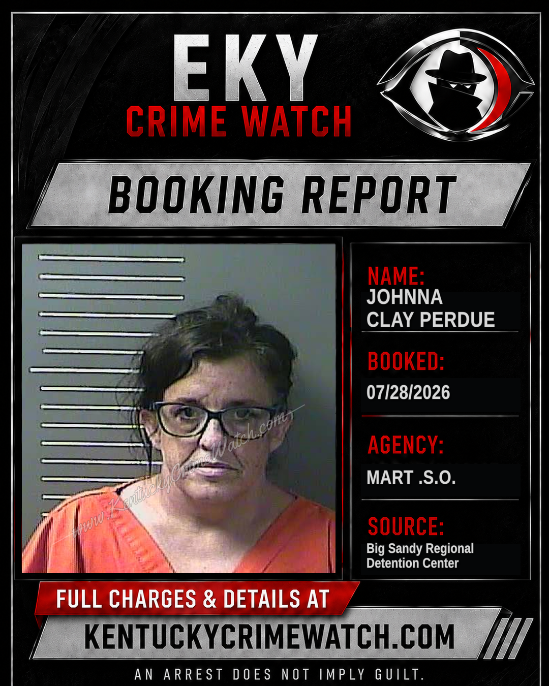 JOHNNA CLAY PERDUE booking image