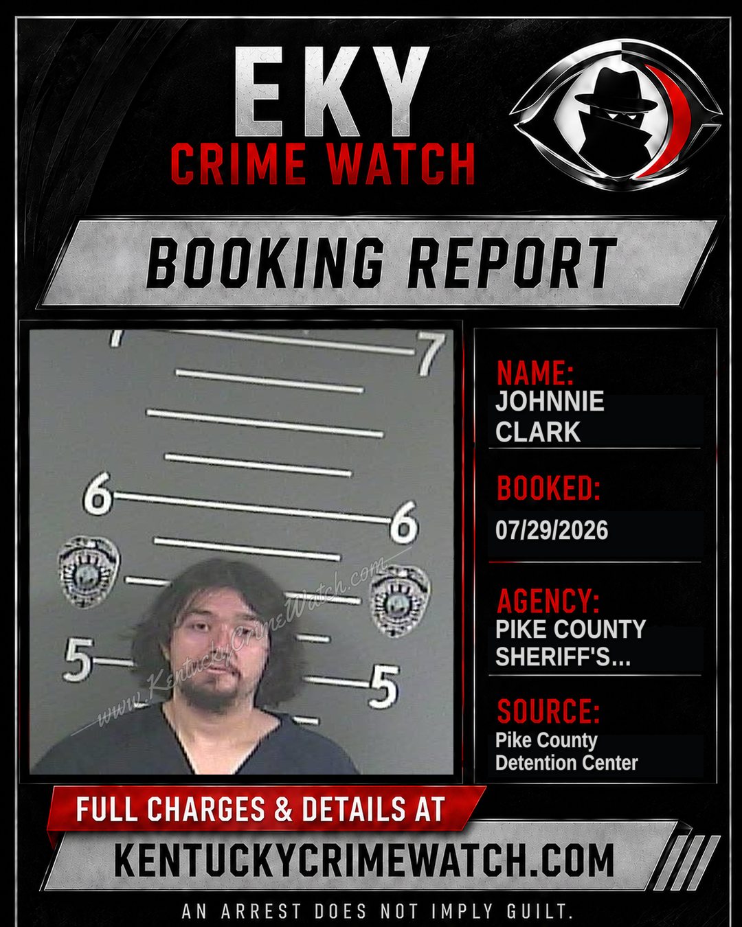 JOHNNIE CLARK booking image