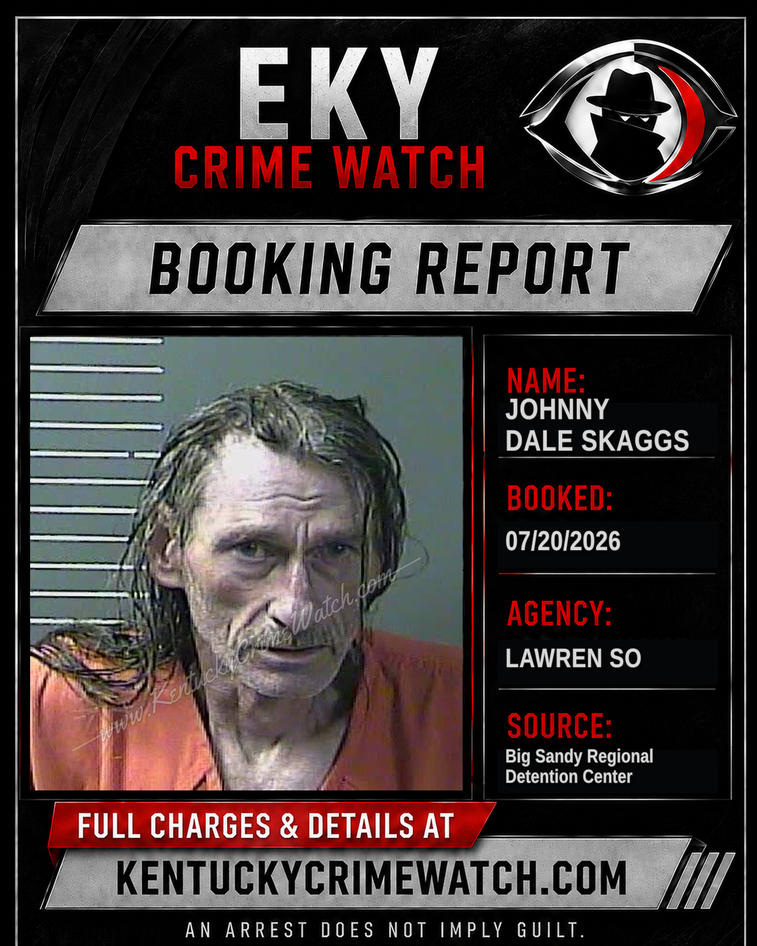 JOHNNY DALE SKAGGS booking image