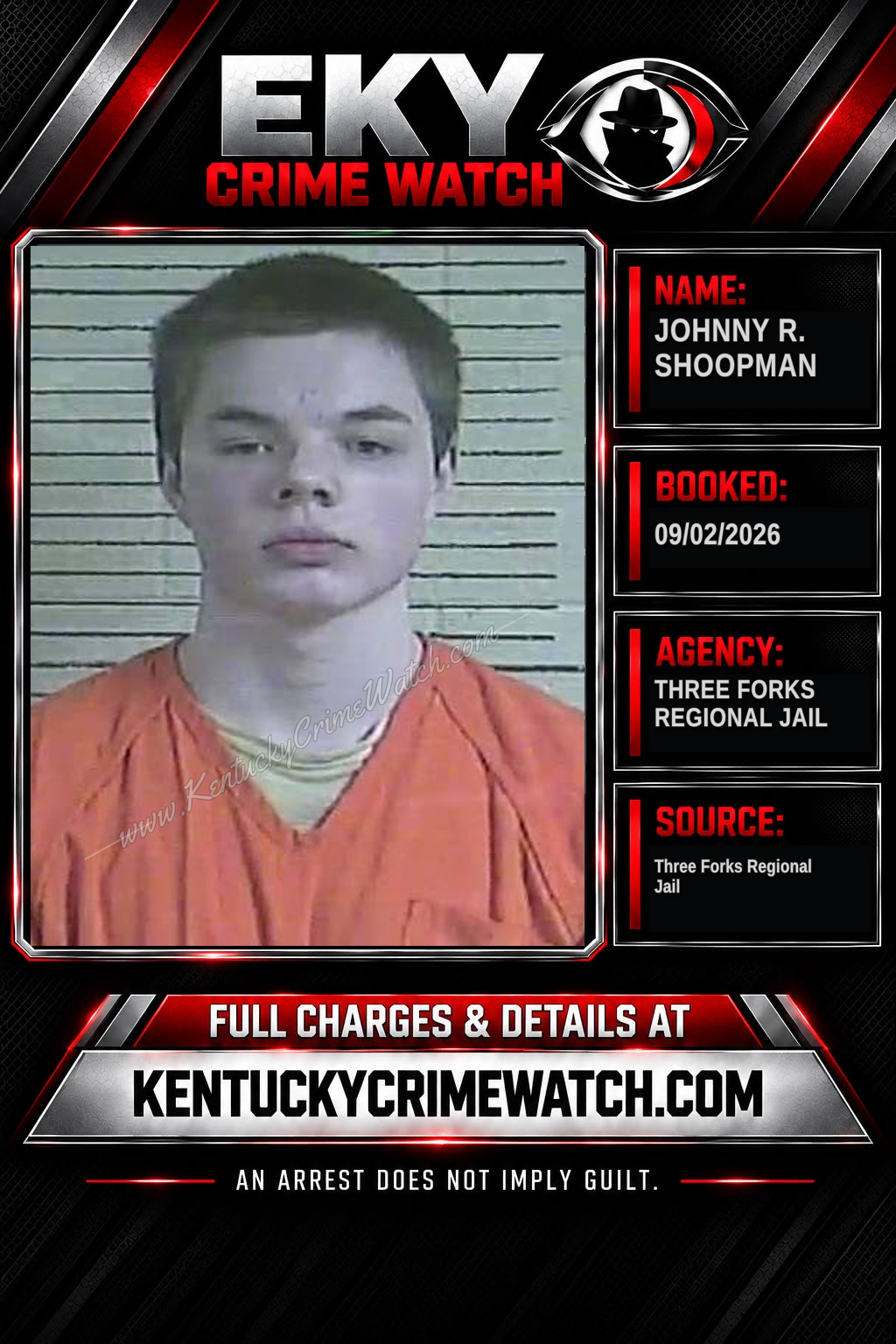 Johnny R. Shoopman booking image
