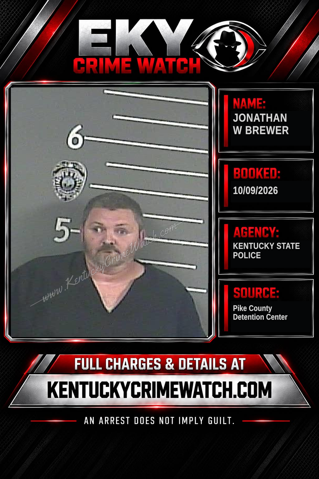 JONATHAN W BREWER booking image
