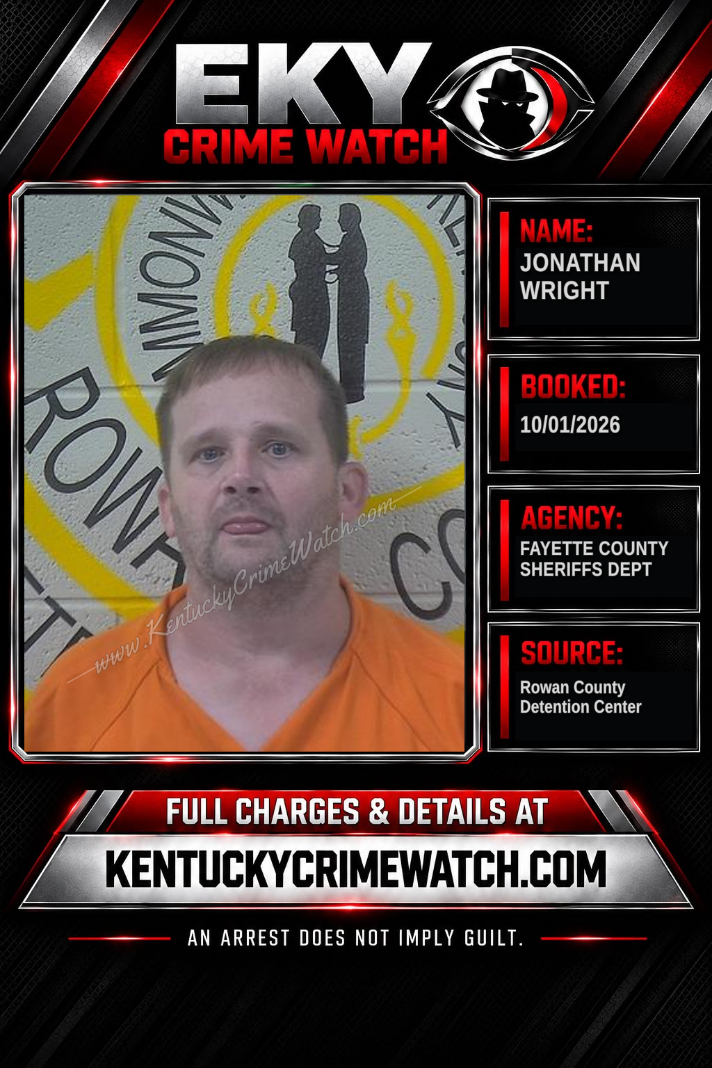 JONATHAN WRIGHT booking image