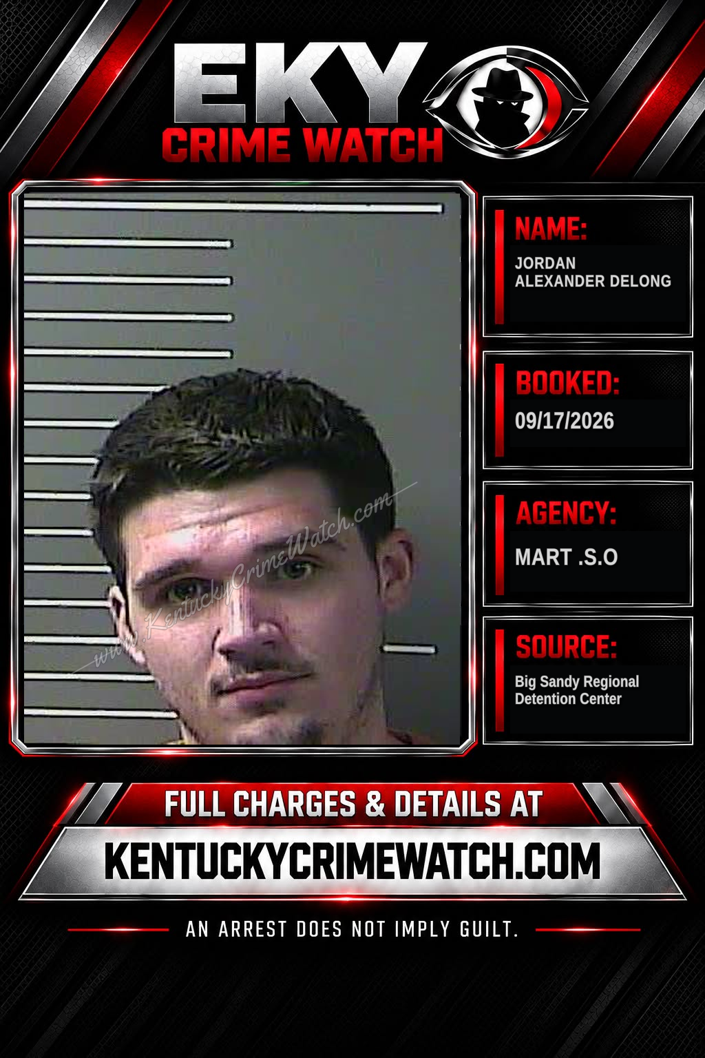 JORDAN ALEXANDER DELONG booking image